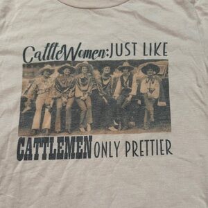 Bella Canvas CattleWomen Graphic Tee - Cream